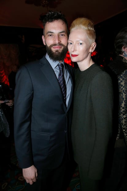 Tilda Swinton e Sandro Kopp