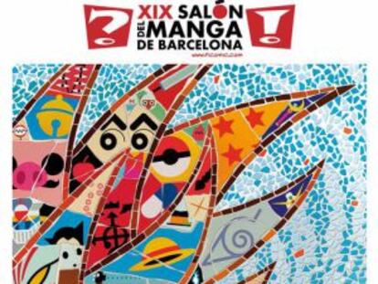 Cartel de la próxima edición del Salón del Manga de Barcelona.