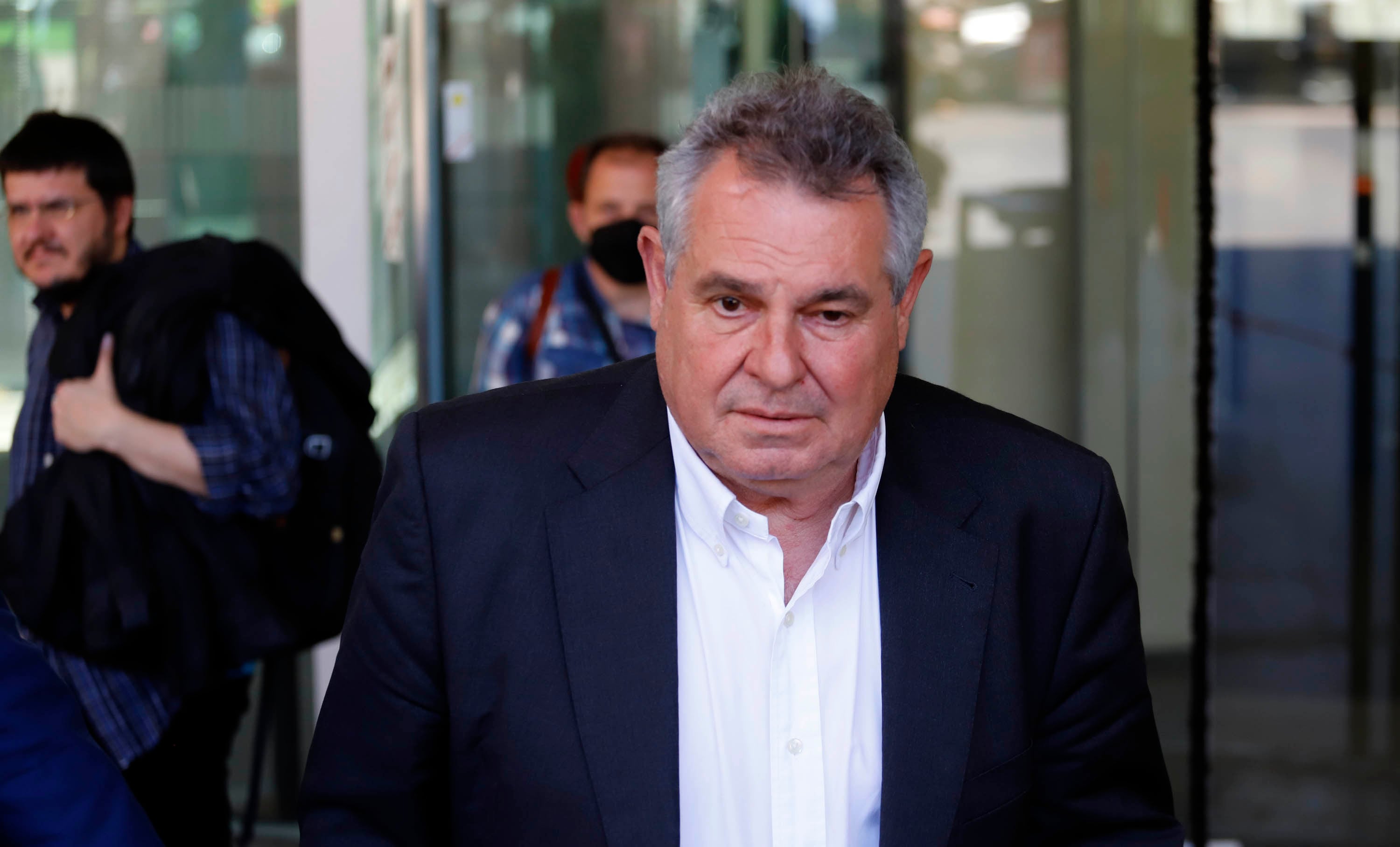Víctor Terradellas, tras su declaración como investigado ante el juez, en 2022