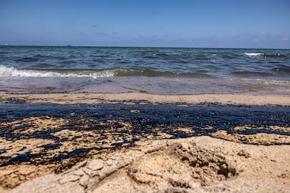 Las playas de Saler, l'Arbre del Gos y la Garrofera son alcanzadas por un vertido.