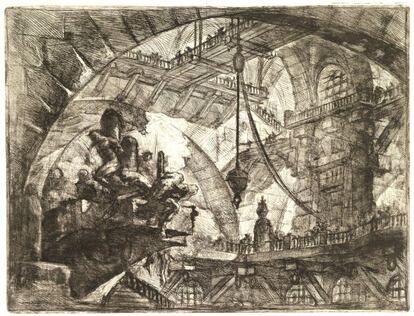 Gravats de Piranesi, com la sèrie Carceri d'Invenzione, han inspirat Clarke.