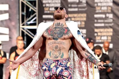 El luchador irlandés Conor McGregor no destaca precisamente por su humildad y recato.