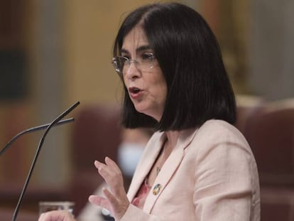 La ministra de Sanidad, Carolina Darias.