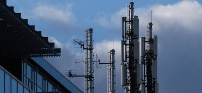 Torres de telecomunicaciones en Alemania.