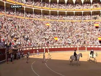 Padilla, a punto de cortar una oreja en Las Ventas