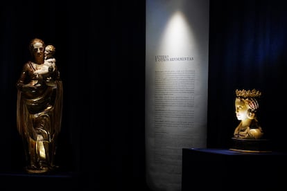 Vista de la exposición 'El fuego de la conciencia' que celebra el vigésimo quinto aniversario de la publicación de 'El hereje' de Miguel Delibes. 

