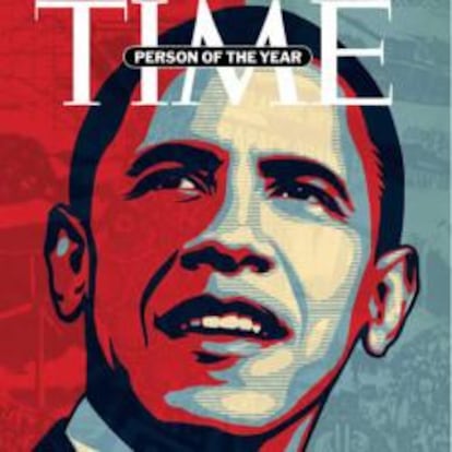 Portada de la revista Time con Obama