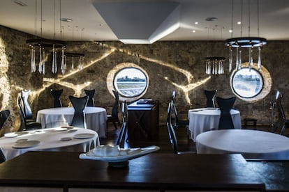 Interior del restaurante Aponiente, en El Puerto de Santa María.