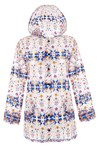 Transparente con estampado de flores. Es de la marca Brat & Suzie y puedes encontrarlo en Asos. Cuesta 47,99 euros.