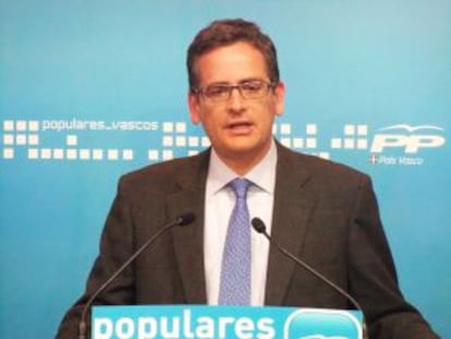 Antonio Basagoiti, presidente del PP vasco.
