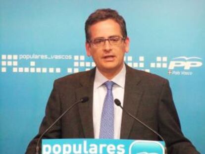 Antonio Basagoiti, presidente del PP vasco.