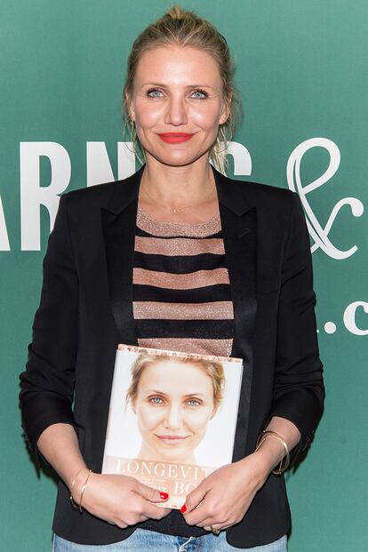 Cameron Diaz presentó ‘Longevity Book’ en 2016.