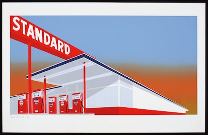 'Standard Station' (1966), de Ed Ruscha.