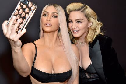 MDNA SKIN hosts Madonna and Kim Kardashian West for a beauty conversation at YouTube Space LA