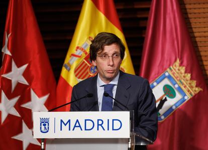 El alcalde de Madrid, José Luis Martínez-Almeida, el 1 de marzo.