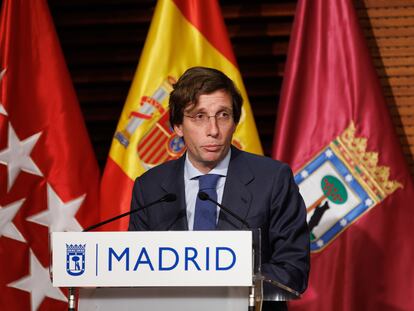 El alcalde de Madrid, José Luis Martínez-Almeida, el 1 de marzo.