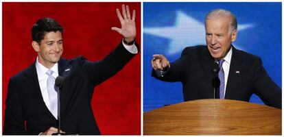 Joe Biden y Paul Ryan.