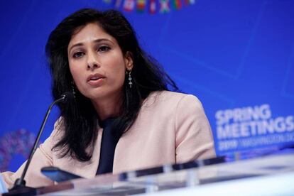 La economista jefa del Fondo Monetario Internacional, Gita Gopinath.