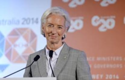 La directora del Fondo Monetario Internacional (FMI), Christine Lagarde.