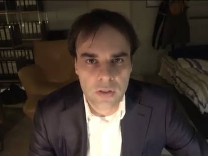 Imagem de um vídeo de Tobias R., suposto autor do ataque que deixou nove mortos em Hanau.