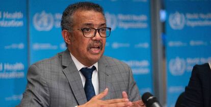 El director general de la Organización Mundial de la Salud (OMS), Tedros Adhanom Ghebreyesus.