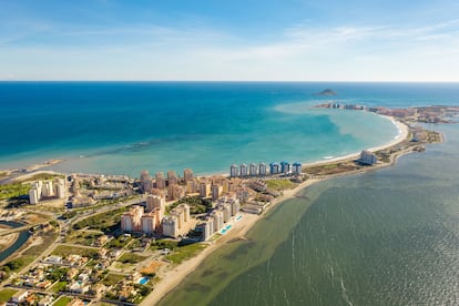 La Manga, a vista de dron.