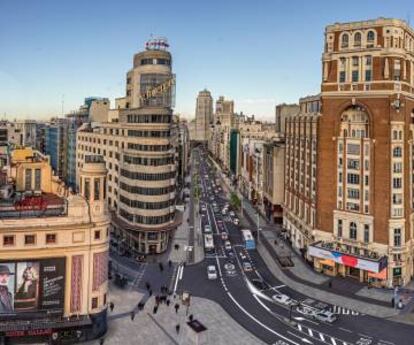 Proyecto de remodelación de la Gran Vía, presentado por Manuela Carmena.