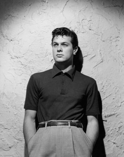 Retrato de Tony Curtis de 1952.