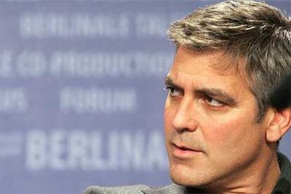 George Clooney, ayer en Berlín.