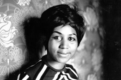 Aretha Franklin, fotografiada en 1968.