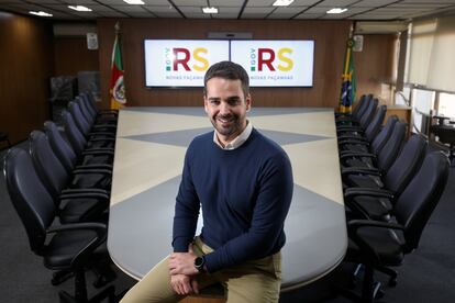 El gobernador de Rio Grande do Sul, Eduardo Leite, retratado en Porto Alegre el 6 de julio pasado.