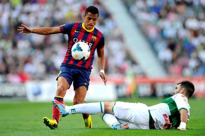 Alexis Sanchez con Domingo Cisma