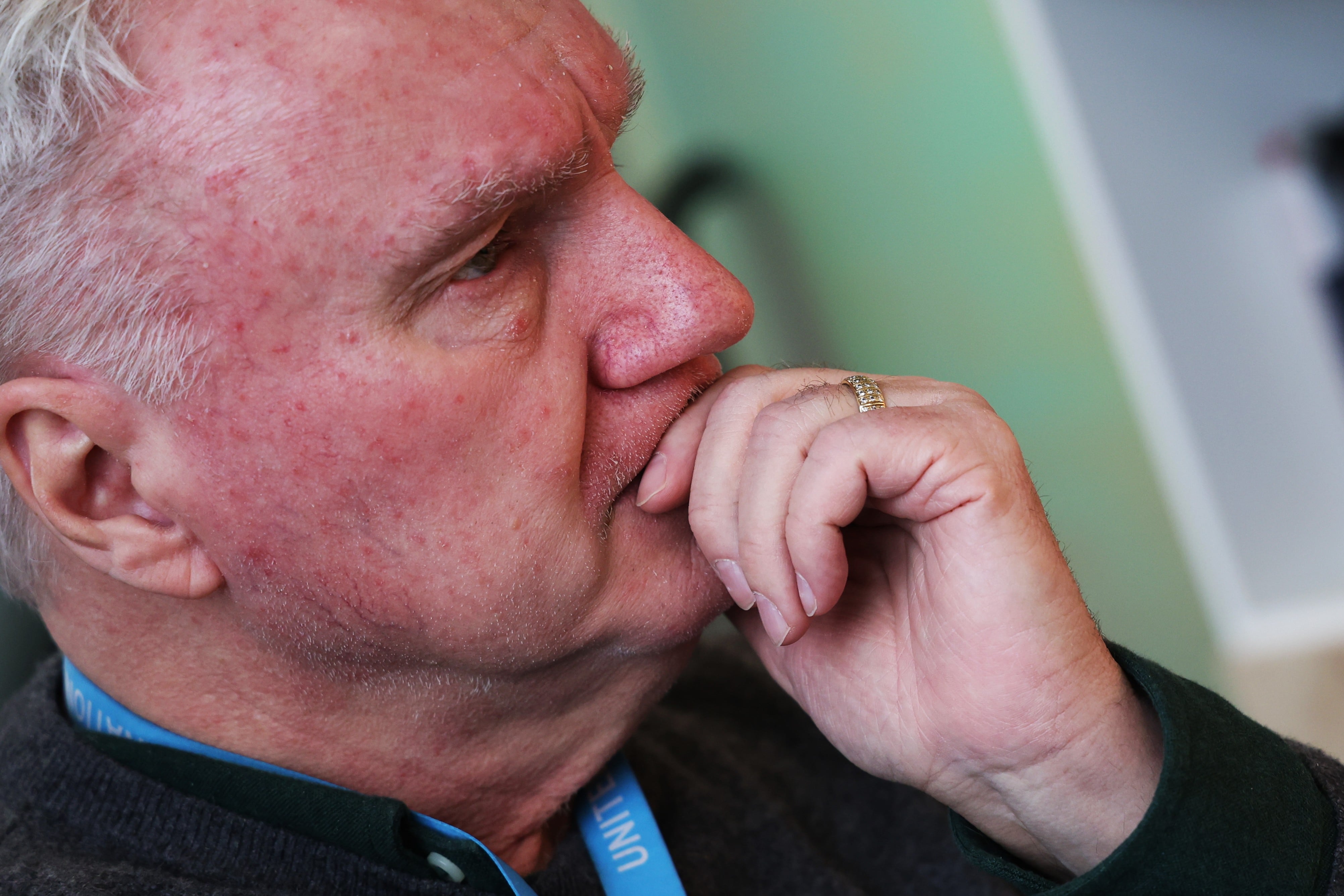 Matthias Schmale, jefe de la ONU en Ucrania, en su despacho este lunes en Kiev.