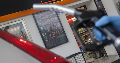 Estación de servicio de Repsol en Madrid.