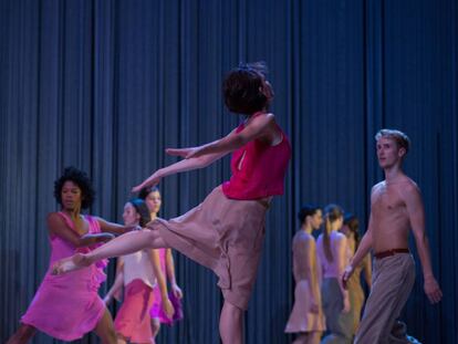 Una escena de la coreografía 'Rain', de Anne Teresa de Keersmaeker.