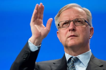 El vicepresidente de la Comisión, Olli Rehn.