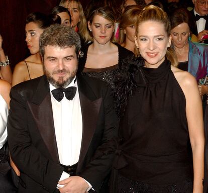 Lorenzo Caprile y la infanta Cristina, en Madrid, en 2004.