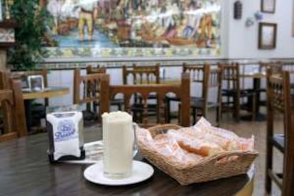 Horchata at Daniel, in Alboraya.