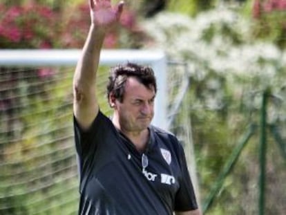 Luis Bonini, durante su etapa en el Athletic.