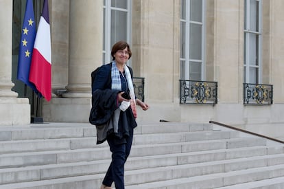 La climatóloga Valérie Masson-Delmotte en una imagen de 2022 en una visita al Palacio del Elíseo para en encuentro de expertos con el presidente Macron.