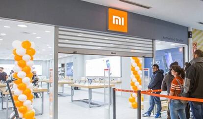 Inauguración de la tienda de Xiaomi en La Vaguada (Madrid).