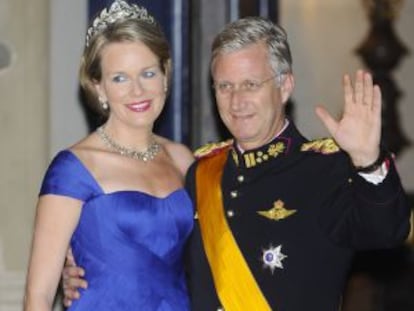 Felipe de Bélgica y su esposa Matilde.