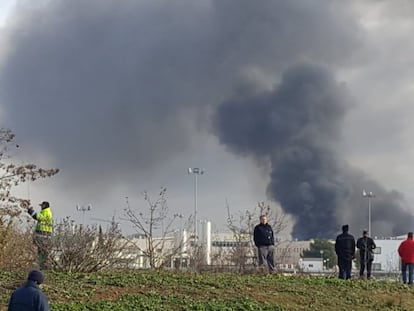 Incendio en la planta química Ditecsa en 2019