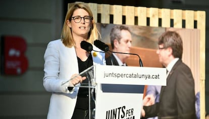 La número dos de la candidatura de Junts per Catalunya, Elsa Artadi.