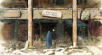 Una imagen de 'Las golondrinas de Kabul'.