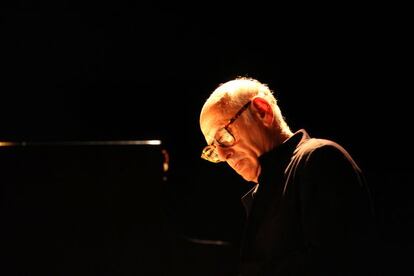 Michael Nyman durante su actuación en Pollença