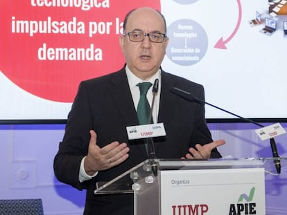 El presidente de la patronal bancaria AEB, José María Roldán.