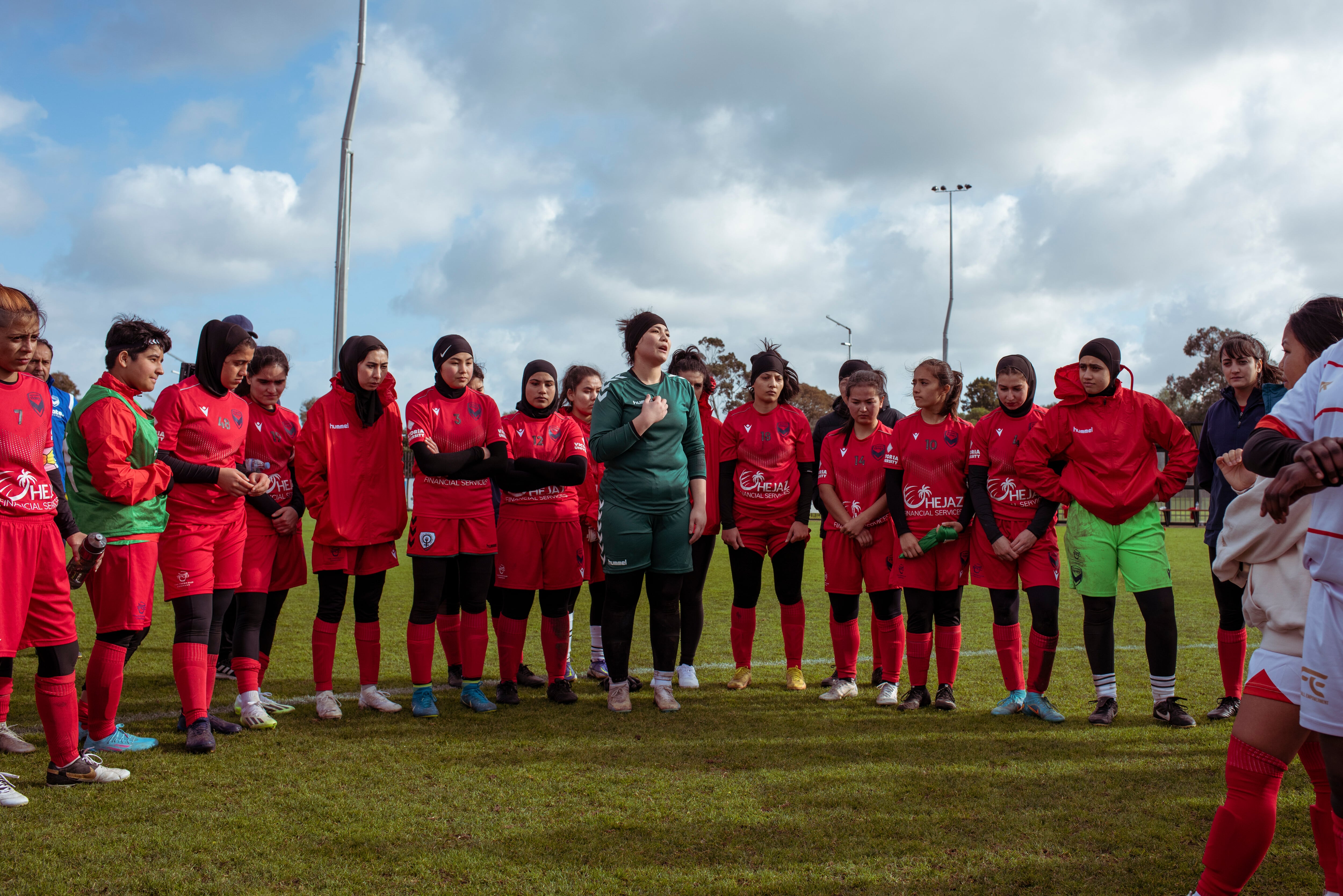 Khalida Popal logra que el primer equipo de refugiados autorizado por la FIFA sea de mujeres afganas