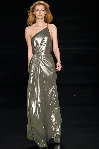 Vestido de lamé: Jenny Packham otoño invierno 2011-2012.