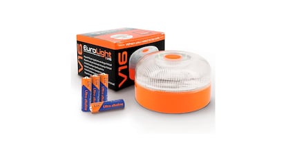 V16 headlight on white background.